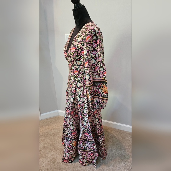 NWOT Spell + Free People XS Impala Lily Gown Maxi Dress Night Blossom MSRP $379 - Picture 13 of 17